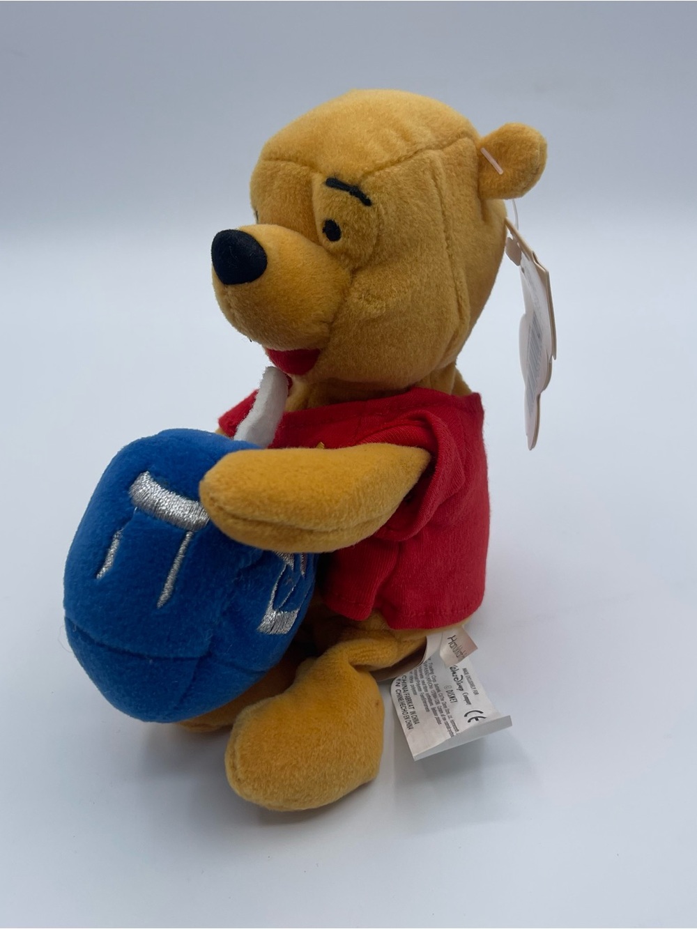 Vintage Disney Store Winnie the Pooh Hanukkah 8" Bean Plush New w Tags
